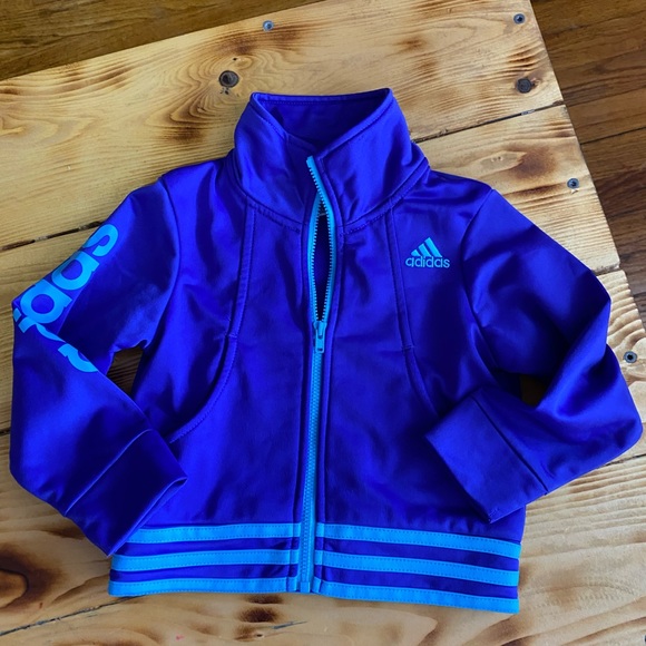 Adidas Girl’s Tracksuit Outfit Dark Purple - Picture 3 of 16